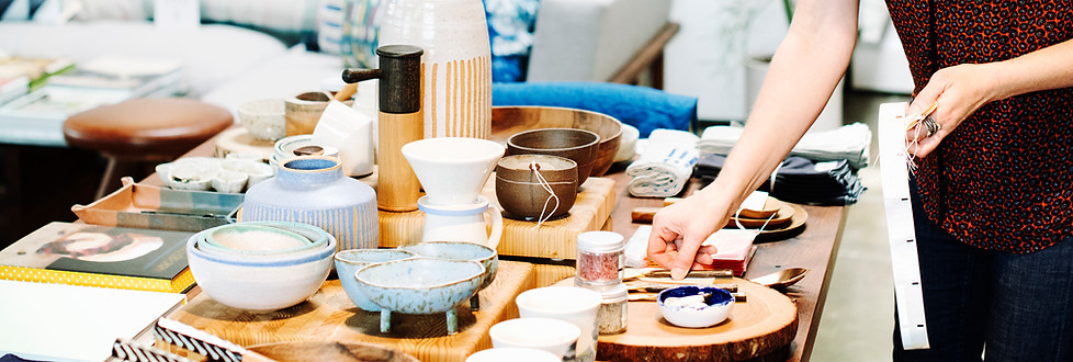 Artisan products display